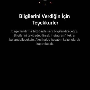 Instagram Hesabım Askıya Alındı