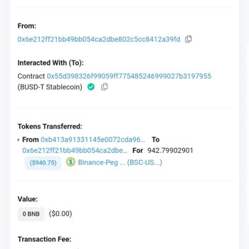 Bsc BEP20 Ağı Üzerinden Param Boşaltıldı, İadesini İstiyorum!