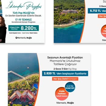 Grand Yazıcı Club Turban Grand Yazıcı Marmaris-süresi Dolmuş Kampanya İle Reklam Çalışması