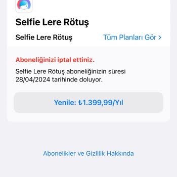 Apple Facetune Onay Almadan Abonmanlık Ücreti Çekme