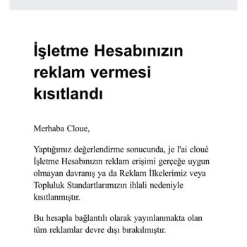 Instagram Reklam Kısıtlaması!