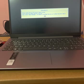 Lenovo Bilgisayar Lenovo Ideapad USB Boot U Görmüyor