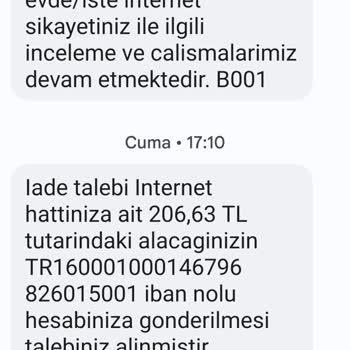 Türk Telekom İade Talebi Kullanmadığım İnternetin Parasını Ödedim