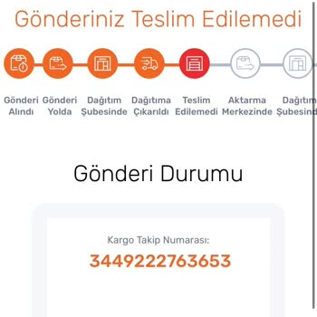 Aras Kargo Kargo Gönderimi Yapılmamasına Rağmen Ulaşamadıkları Hakkındaki Bilgi