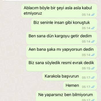 Bana Bir Kurye Resmi Gümrük Evrakını Kaybetti