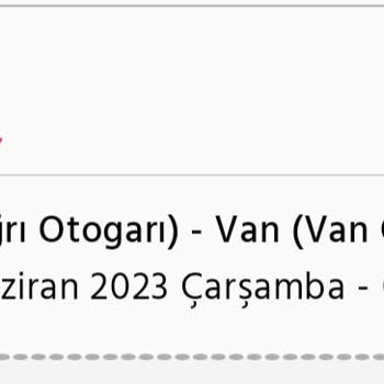 As Vanyolu Turizm'den Bilet Aldım Ama Otobüs Gecikti
