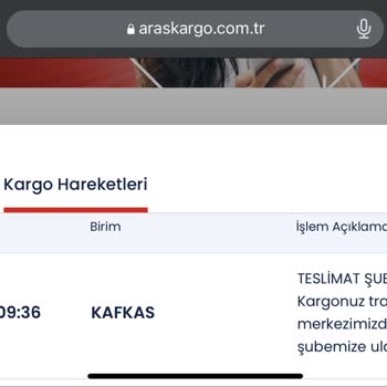 Kars Kafkas Aras Kargo Şube İlgisizliği