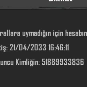 Pre Dünyam Hesabım Banlı Geldi