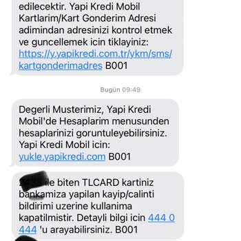 Yapı Kredi Bankası Bilgim Olmadan Yaşamadığım Bir Yere Kart Gönderiyor!