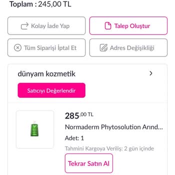Pazarama Farklı Ürün Gönderiyor