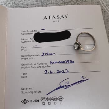 Atasay Tek Taş Ayıplı Ürün