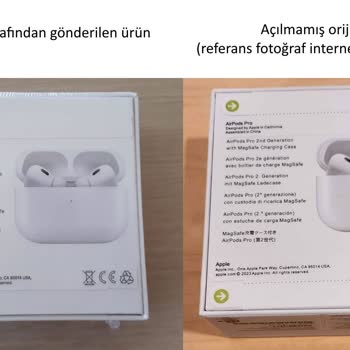 Hepsiburada Kutusu Açılmış Airpods Pro 2'nin Sıfır Ürün Gibi Satılması