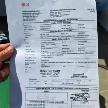 Hepsiburada'dan Alınan TV' Nin Kırık Çıkması Ve Değişim Yapılmaması