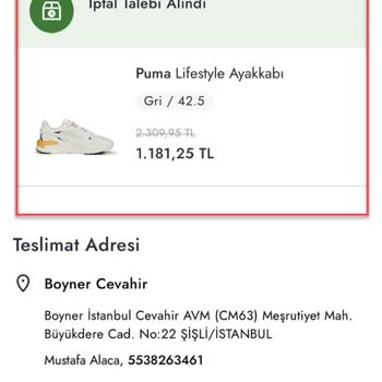 Boyner Online Alışveriş Mağduriyeti