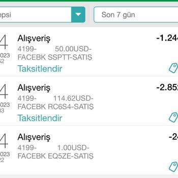 Garanti Bankası'ndan Facebook Tarafından İznim Olmadan Para Çekildi