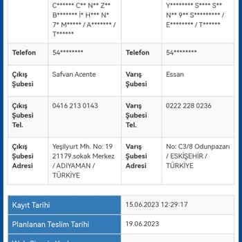 Sürat Kargo Adrese Teslim Edilmiyor