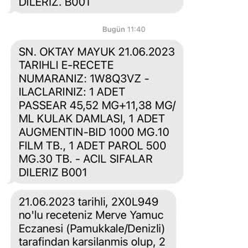 Merve Yamuç Eczanesi Fazla Ücret Alınması