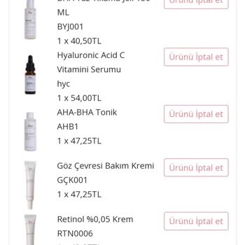 Doa Kozmetik 14,06,2023 Tarihinde Siparişimin Gönderilmemesi