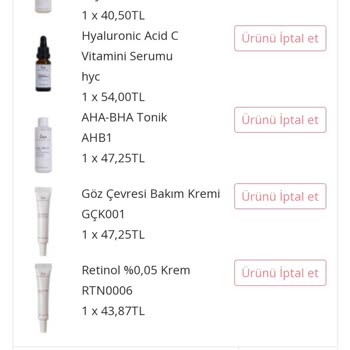 Doa Kozmetik 14,06,2023 Tarihinde Siparişimin Gönderilmemesi
