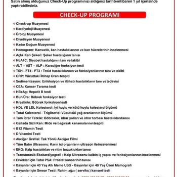 Medical Park Hastanesi Check-up Mağduriyeti