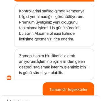 Hepsiburada Premium İndirim Yok