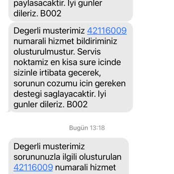 Bellona Müşteri Şikayeti Hakkında