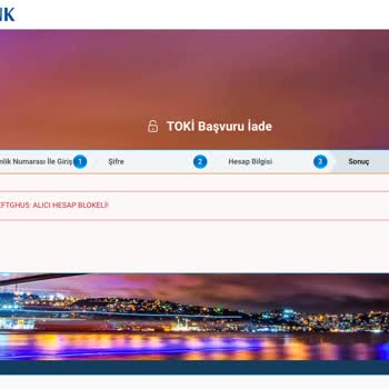 Halkbank'tan TOKİ İadesi Alıcı Hesap Blokeli Uyarısı