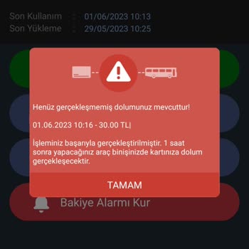 Kentkart Dolum Yapıldığı Halde Yükleme Yok Para Çekildi.