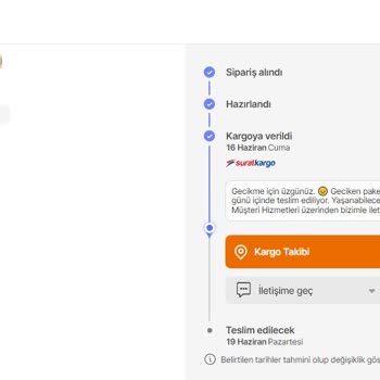 Sürat Kargo'nun Kargomu Teslim Etmemesi