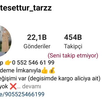 Tesettur_tarzz (Instagram) Kasıtlı Yanlış Beden Gönderimi