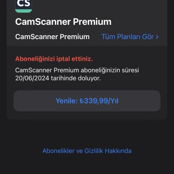 Camscanner Habersiz Para Çekme
