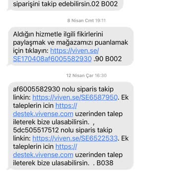 Vivense 3 Aydır Teslim Edilmeyen Ürünler