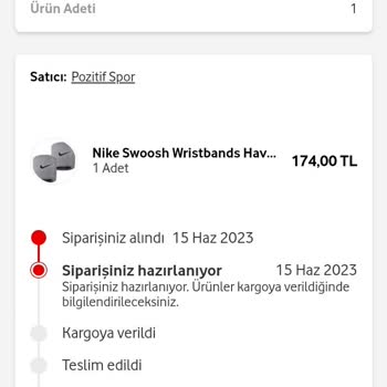 Vodafone Kargo Süresi Geçti.