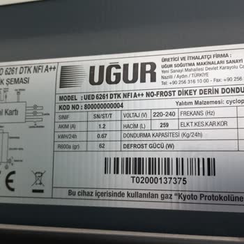 Uğur Soğutma Uğur Derin Dondurucunun Raf Yatağı Kırıldı Servis Değişim Yapmıyor