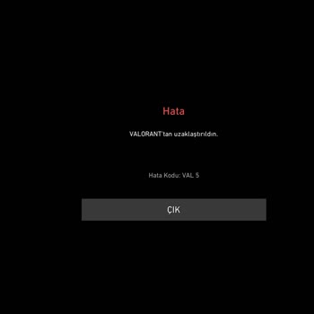 Valorant Hwid Ban Açılmıyor