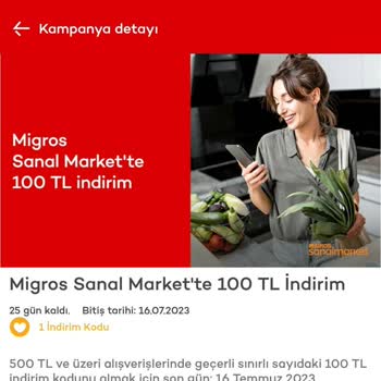 Akbank'a Özel Migros Sanal Market Kampanya Kodu Çalışmıyor