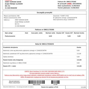 DHL Nin Gumruk Sorunu Var.