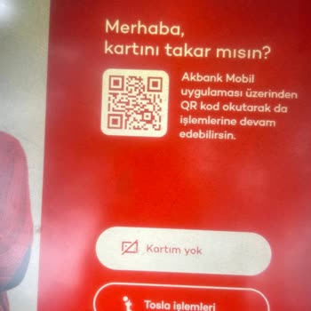 Akbank ATM Parama El Koydu