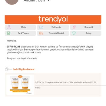Trendyol Ürün Eksik Geldi İademi Kabul Etmedi