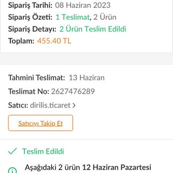 Trendyol Diriliş Ticaret Ürünümü Yollamıyor Sorularımı Reddediyor