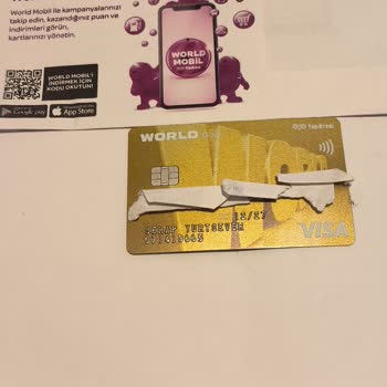 Yapı Kredi World Gold Kart 👎👎👎👎