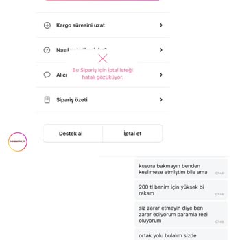 Gardrops Alıcı Koruma Ücreti İadede Geri Verilmiyor