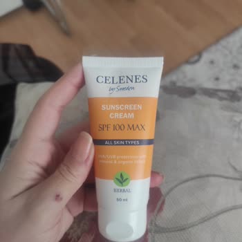 Celenes By Sweden Celenes 100 Faktör Güneş Kreminde Cam Parçacıkları Var