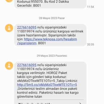 Teknosa Firması Ürün İadesi Hk.