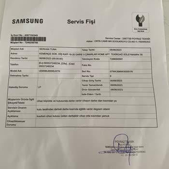 Teknosa Firması Ürün İadesi Hk.