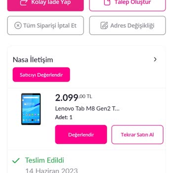 Pazarama Para İade Sorunu