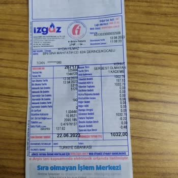 İzgaz In Haksız Fatura Düzenlemesi