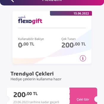 Sodexo Trendyol Çeklerinin İptal Edilmesi