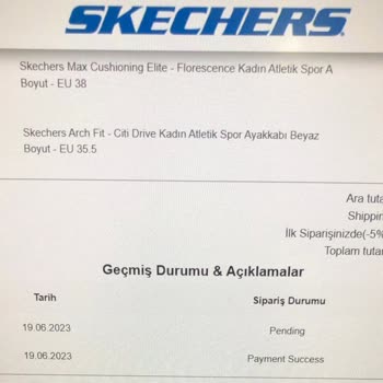 Skechersoutlet.com.tr Tarafıma Geri Dönüş Yapmıyor.