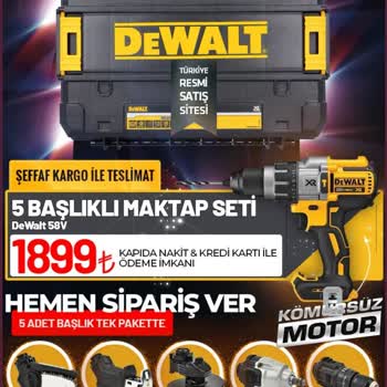 Dewalt Siparişimin Yerine Yanlış Ürün Göndermişler. Ürünü İade Alsınlar